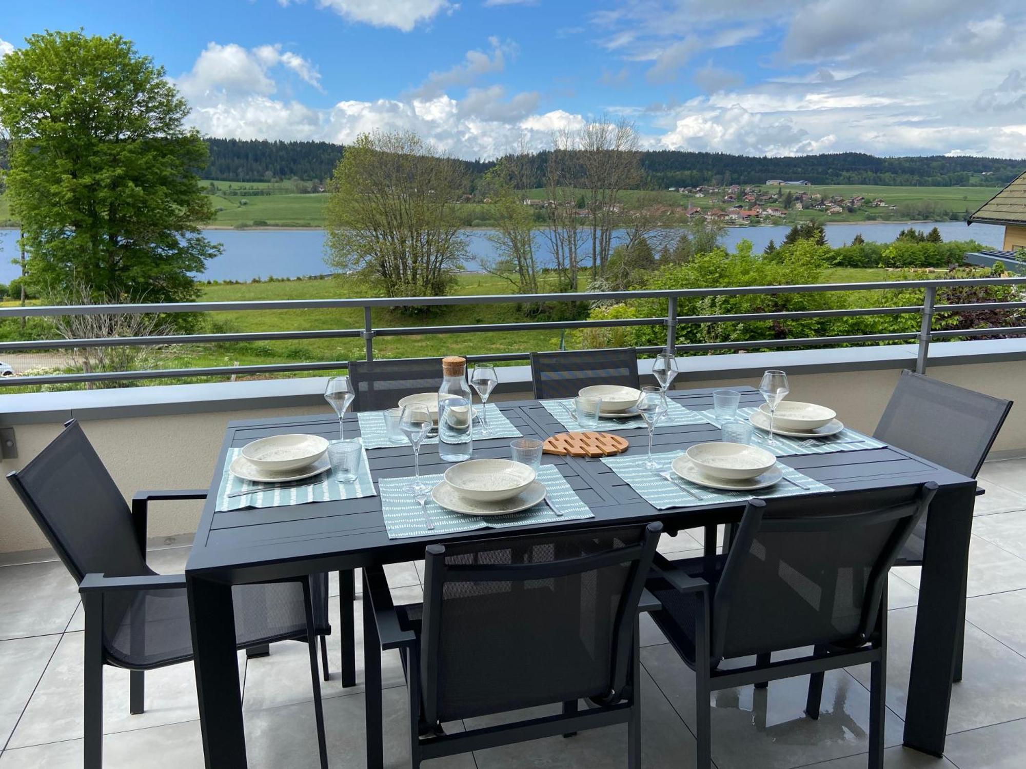 Duplex 6 Personnes, Vue Panoramique Sur Lac Мальбюисон Экстерьер фото